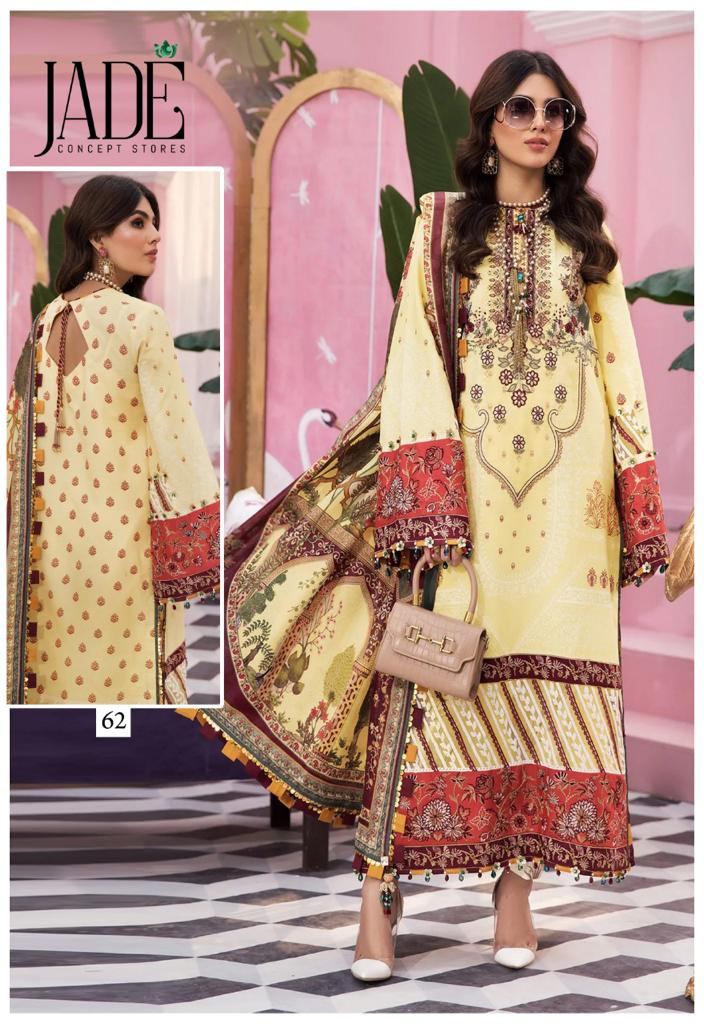 Jade Firdous Urbane Exclusive Heavy Lawn Collection Vol 7 Stylish Designer Casual Wear Salwar Kameez