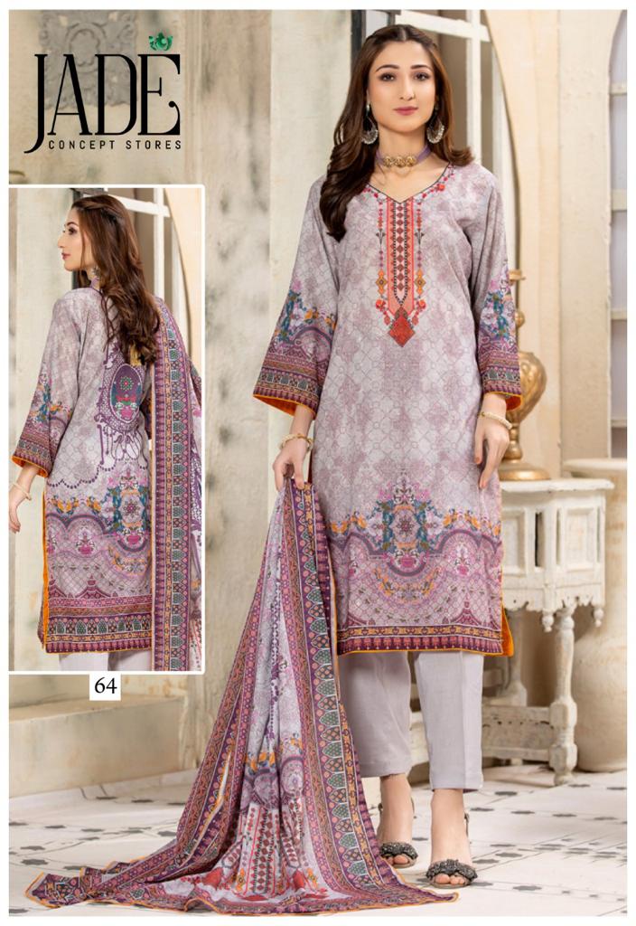 Jade Firdous Urbane Exclusive Heavy Lawn Collection Vol 7 Stylish Designer Casual Wear Salwar Kameez