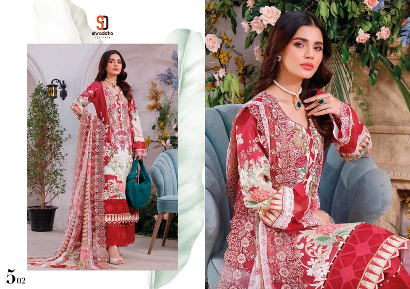 Sharaddha Firdous Vol 5 Pashmina With Fancy Work Stylish Designer Pakistani Salwar Kameez