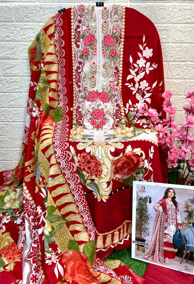 Sharaddha Firdous Vol 5 Pashmina With Fancy Work Stylish Designer Pakistani Salwar Kameez