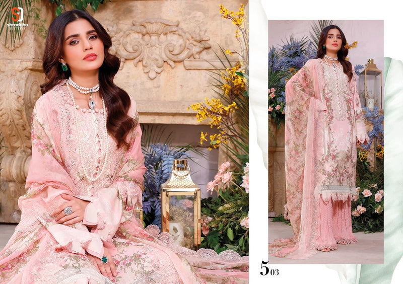 Sharaddha Firdous Vol 5 Pashmina With Fancy Work Stylish Designer Pakistani Salwar Kameez