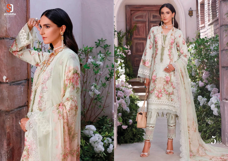 Sharaddha Firdous Vol 5 Pashmina With Fancy Work Stylish Designer Pakistani Salwar Kameez