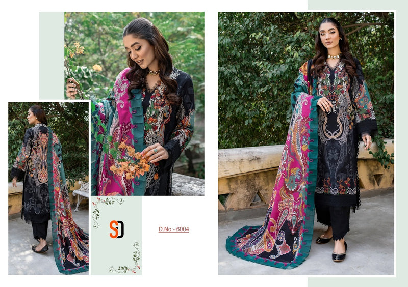 Sharaddha Firdous Vol 6 Pure Cotton Embroidery Work Stylish Designer Fancy Pakistani Salwar Kameez