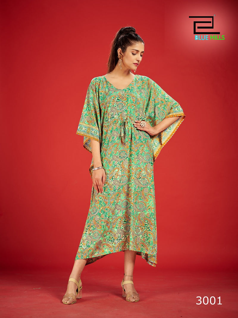 Blue Hills Fire Walk Vol 3 Crepe With Embroidery Work Stylish Designer Fancy Kurti