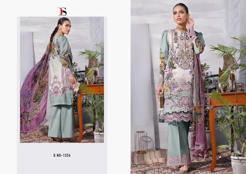 Deepsy Suits Firdous Lawn 22 Cotton Pakistani Style Festive Wear Salwar Kameez