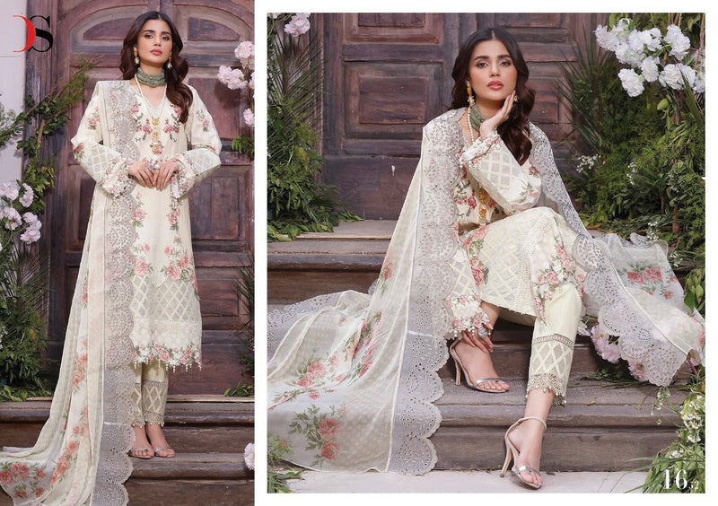 Deepsy Suits Firdous Premium Lawn 22 Vol 2 NX Cotton Embroidered Pakistani Style Party Wear Salwar Suits
