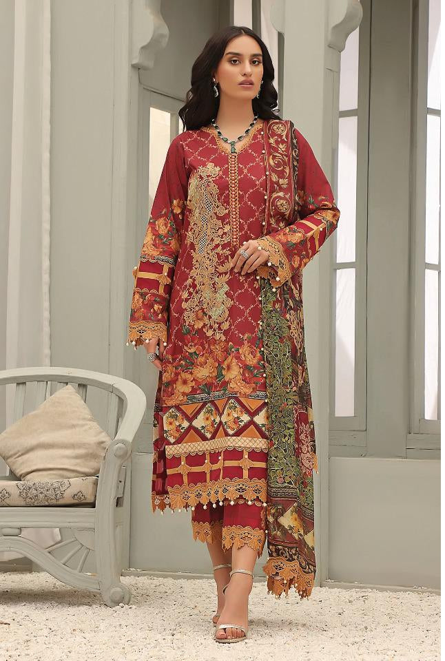 Deepsy Suit Firouds Queens Court 1737 Embroidery Work Stylish Designer Salwar Kameez