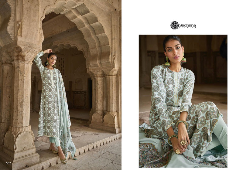 Sadhana Fitoor Pashmina With Fancy Printed Work Stylish Designer Casual Wear Salwar Kameez