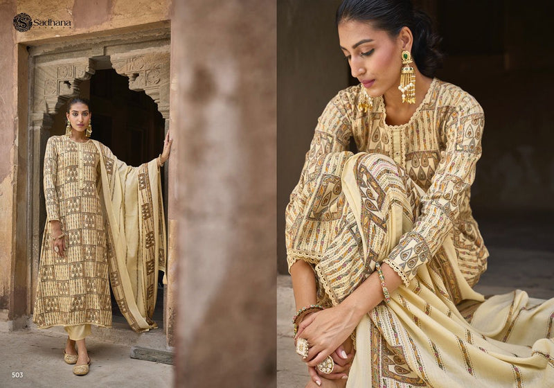 Sadhana Fitoor Pashmina With Fancy Printed Work Stylish Designer Casual Wear Salwar Kameez