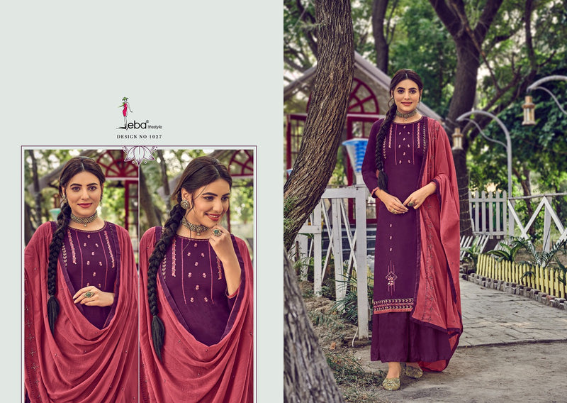 Eba Lifestyle Fitoor Vol 1 Jam Cotton Fancy Festive Wear Salwar Suits