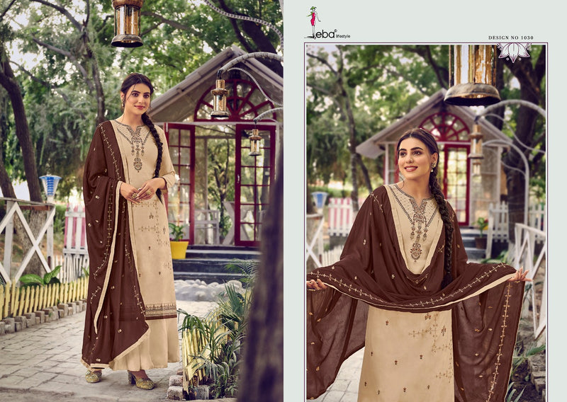 Eba Lifestyle Fitoor Vol 1 Jam Cotton Fancy Festive Wear Salwar Suits
