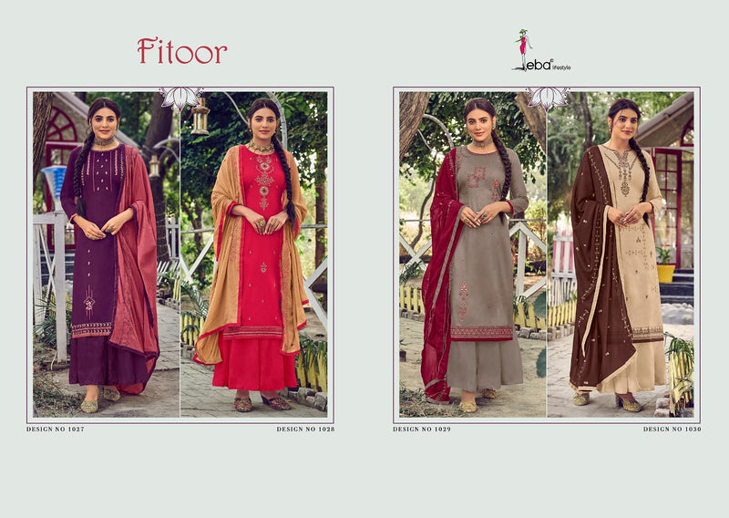 Eba Lifestyle Fitoor Vol 1 Jam Cotton Fancy Festive Wear Salwar Suits
