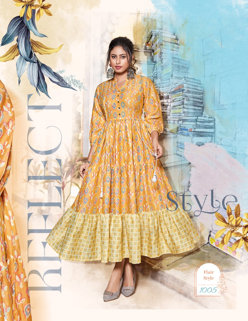 Passion Flair Style Vol 1 Capsule Prints With Fancy Work Stylish Designer Party Wear Fancy Long Kurti
