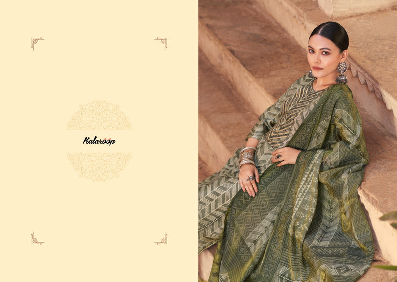 Kalaroop Kajree Fashion Flemingo Modal Printed Festive Wear Kurtis With Sets Of Dupatta & Bottom