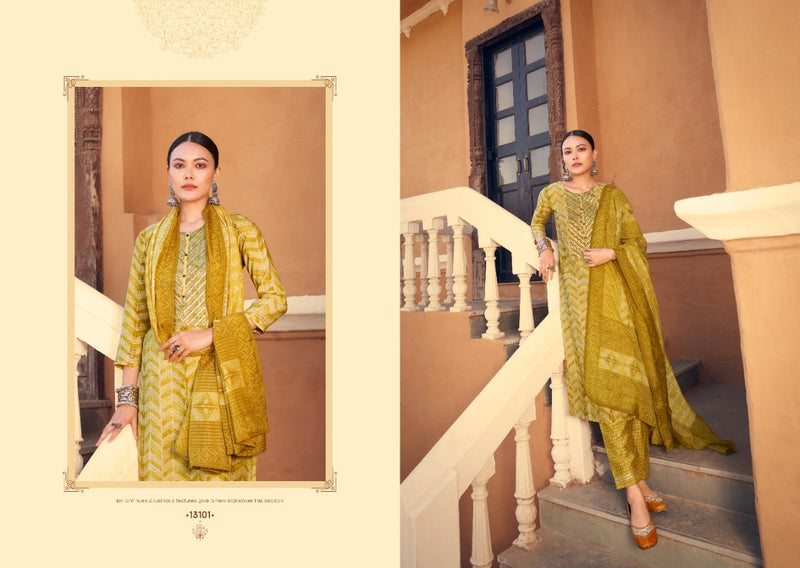 Kalaroop Kajree Fashion Flemingo Modal Printed Festive Wear Kurtis With Sets Of Dupatta & Bottom