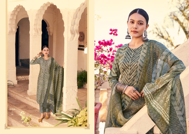 Kalaroop Kajree Fashion Flemingo Modal Printed Festive Wear Kurtis With Sets Of Dupatta & Bottom