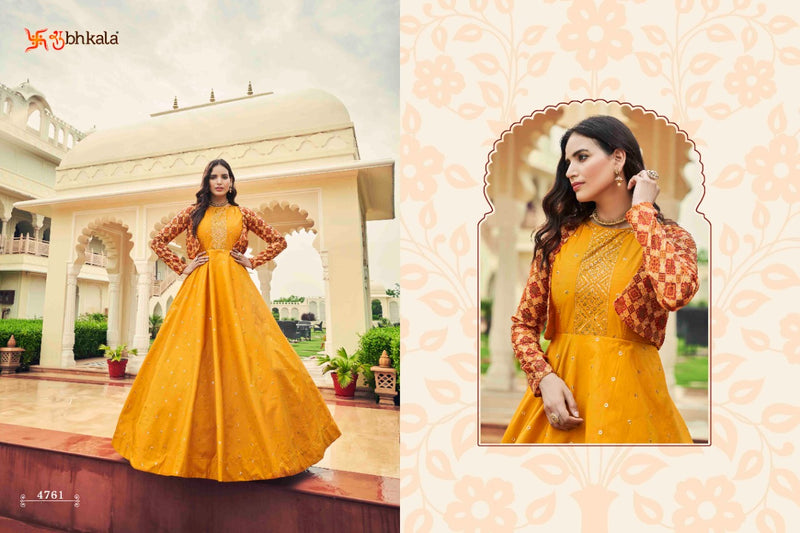 Shubkala Flory Vol 22 Fancy Embroidery Work Stylish Designer Anarkali Long Gown