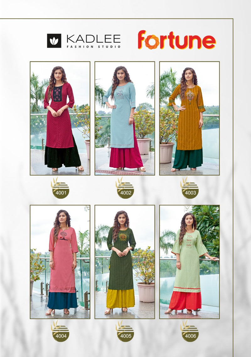 Kadlee Fashion Fortune Nylone Viscose Stylish Designer Wear Kurti