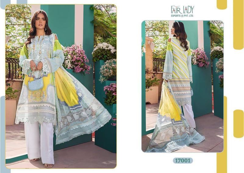 Fair Lady Ayesha Zara Premium Lawn Collection Digital Print Embroidery Work Salwar Kameez