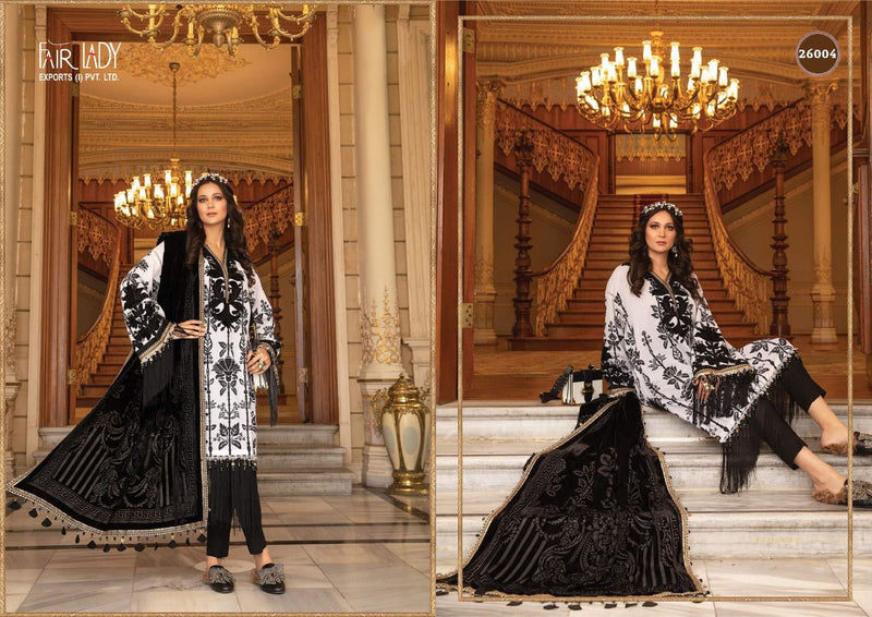 Fairlady Maria B Lawn Collection Lawn Cotton Digital Print With Heavy Embroidered Work Pakistani Suit