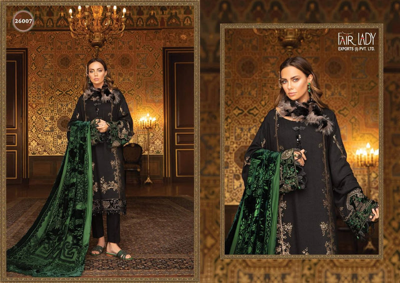 Fairlady Maria B Lawn Collection Lawn Cotton Digital Print With Heavy Embroidered Work Pakistani Suit
