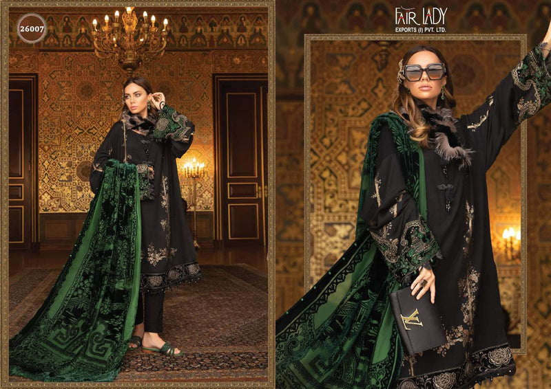 Fairlady Maria B Lawn Collection Lawn Cotton Digital Print With Heavy Embroidered Work Pakistani Suit