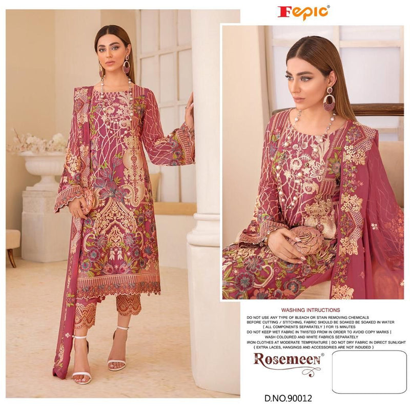 Fepic Rosemeen 90012 Georgette Embroidered Stylish Designer Salwar Suit