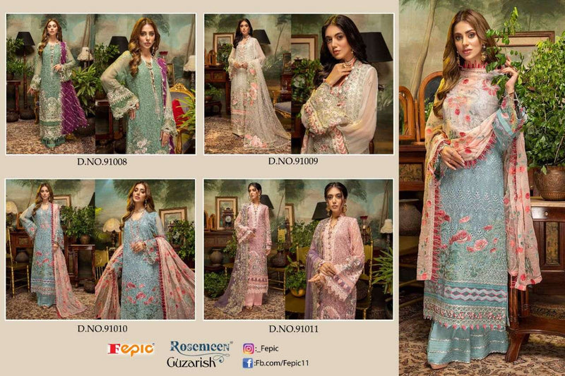 Fepic Suit Guzarish Fancy Designer Geogette Work Pakistani Suit