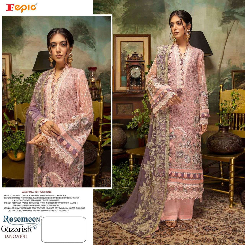 Fepic Suit Guzarish Fancy Designer Geogette Work Pakistani Suit