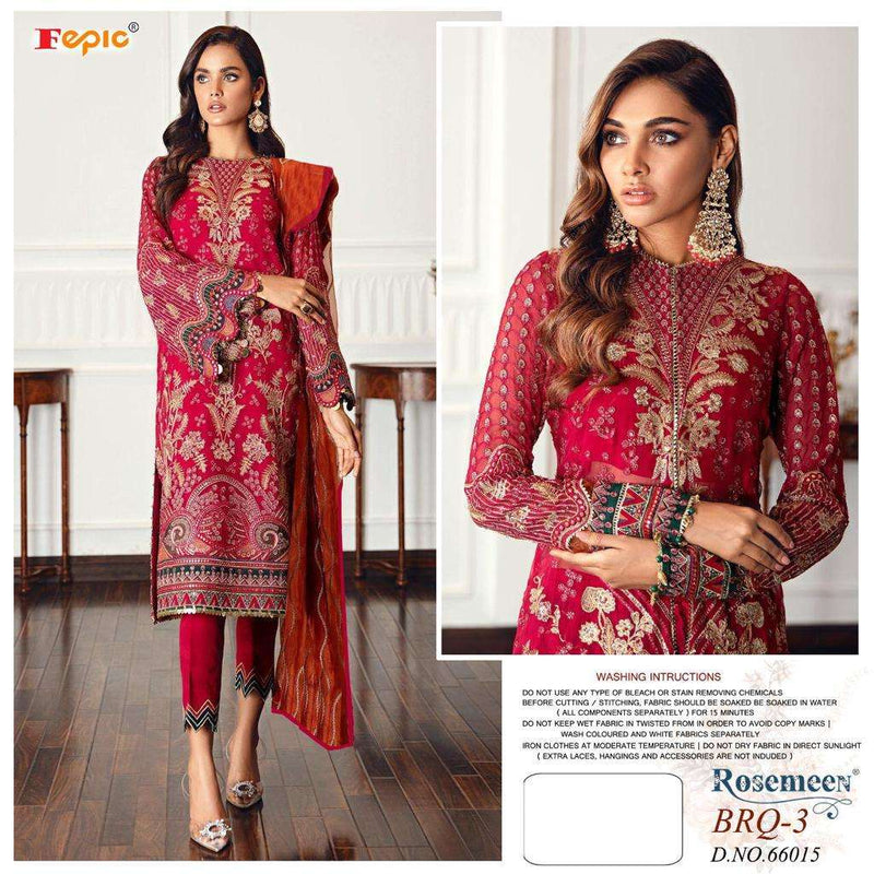 Fepic Suit Launch By Brq Vol 3 Georgette With Heavy Embroidery Work Designer Salwar Kameez