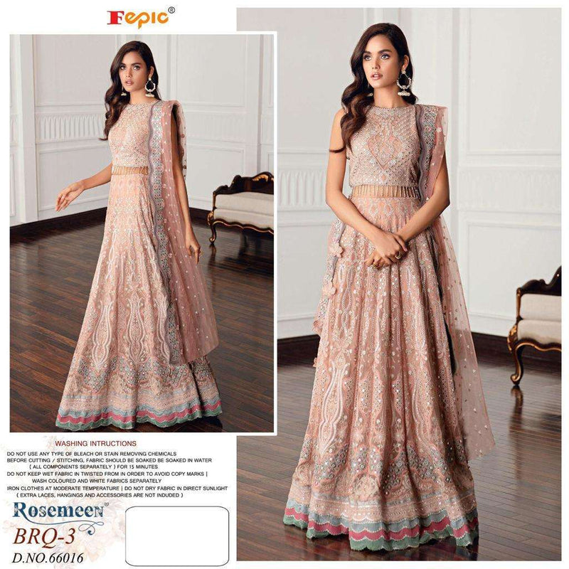 Fepic Suit Launch By Brq Vol 3 Georgette With Heavy Embroidery Work Designer Salwar Kameez