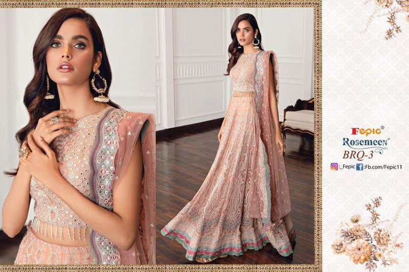 Fepic Suit Launch By Brq Vol 3 Georgette With Heavy Embroidery Work Designer Salwar Kameez