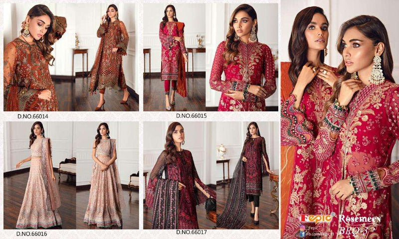 Fepic Suit Launch By Brq Vol 3 Georgette With Heavy Embroidery Work Designer Salwar Kameez