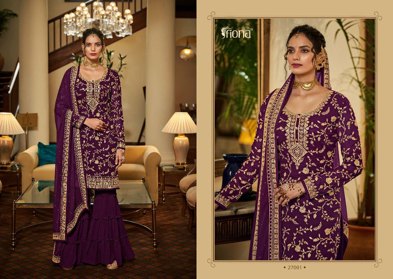 Fiona Esaira Georgette With Heavy Embroidered Work Partywear Salwar Suit