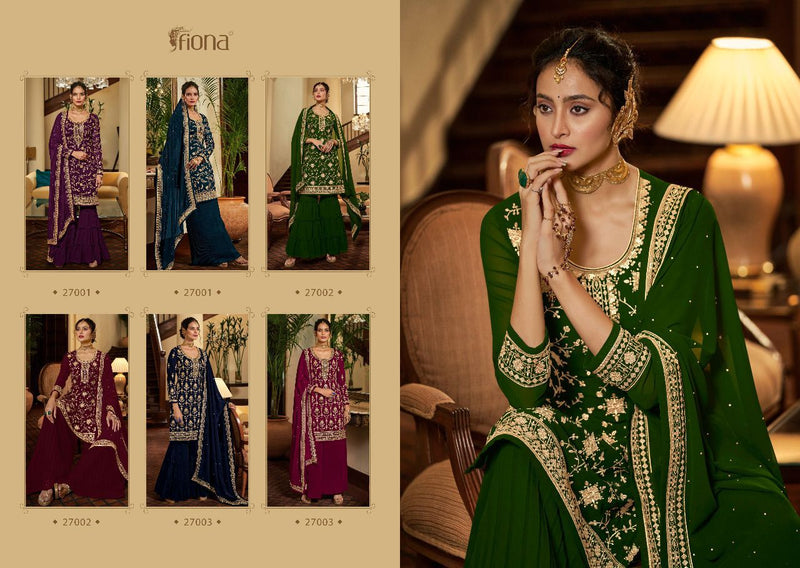 Fiona Esaira Georgette With Heavy Embroidered Work Partywear Salwar Suit