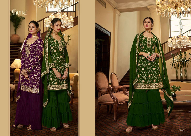 Fiona Esaira Georgette With Heavy Embroidered Work Partywear Salwar Suit