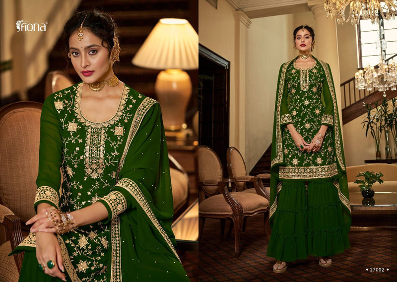 Fiona Esaira Georgette With Heavy Embroidered Work Partywear Salwar Suit