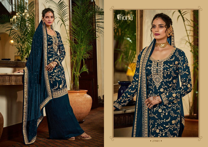 Fiona Esaira Georgette With Heavy Embroidered Work Partywear Salwar Suit