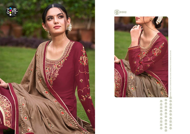 Four Dots Rivaaj Vol 2 Pure Modal With Heavy Embroidered Work Salwar Suit