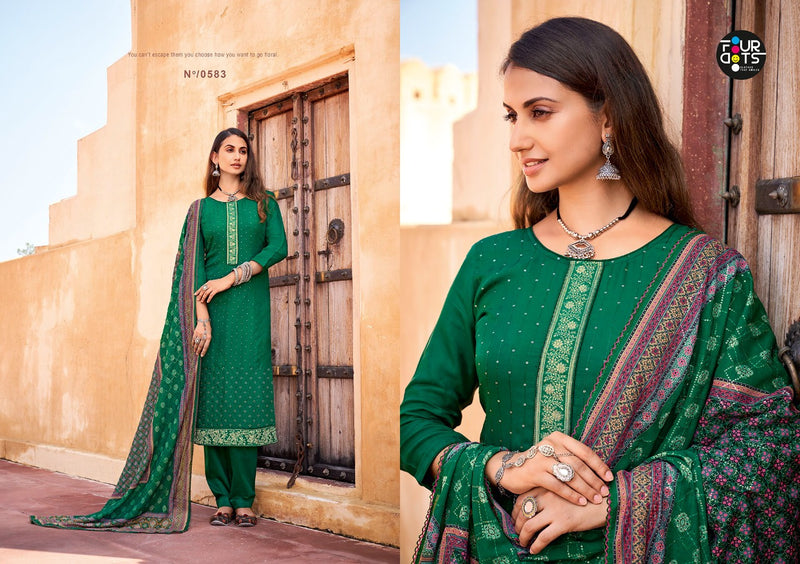 Fourdots Avshar Vol 6 Dark Pure Viscose Upada Silk Casual Wear Salwar Suit