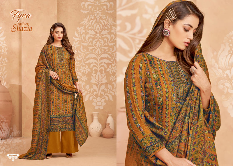 Fyra Designer Shazia Pure Woolen Pashmina Designer Wear Salwar Kameez