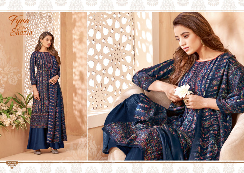 Fyra Designer Shazia Pure Woolen Pashmina Designer Wear Salwar Kameez