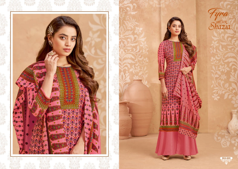 Fyra Designer Shazia Pure Woolen Pashmina Designer Wear Salwar Kameez