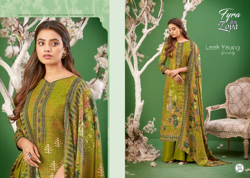 Fyra Designer Zoya Pashmina Designer Print Salwar Suit