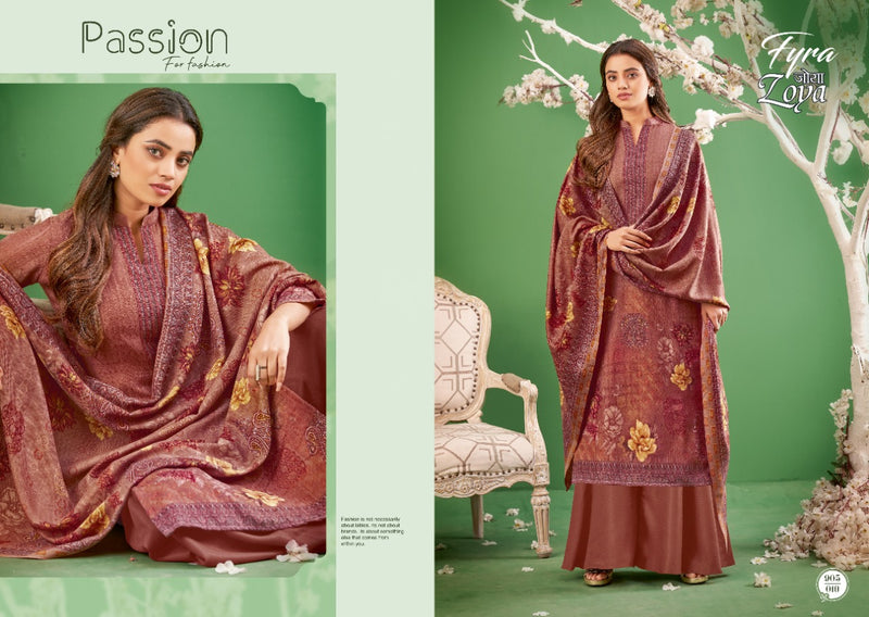 Fyra Designer Zoya Pashmina Designer Print Salwar Suit