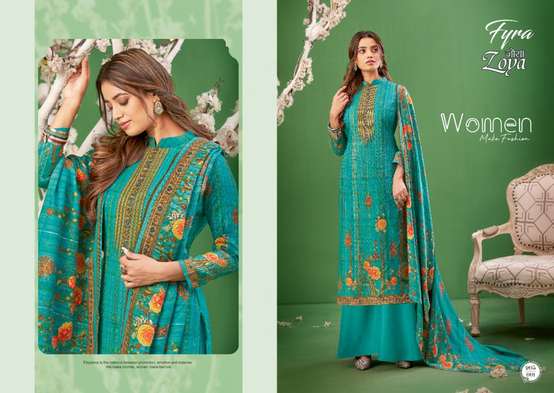 Fyra Designer Zoya Pashmina Designer Print Salwar Suit