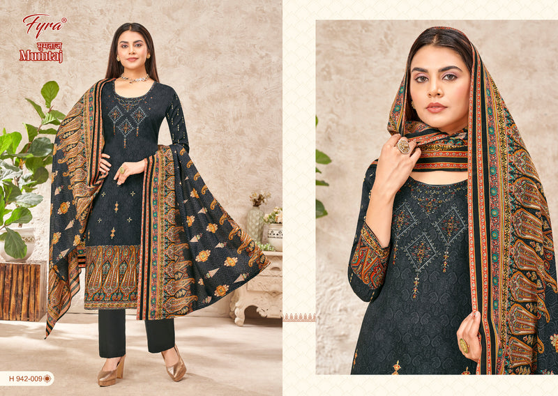 Fyra Designing Mumtaj Pure Soft  Cotton Digital Print Embrodered Salwar Suit