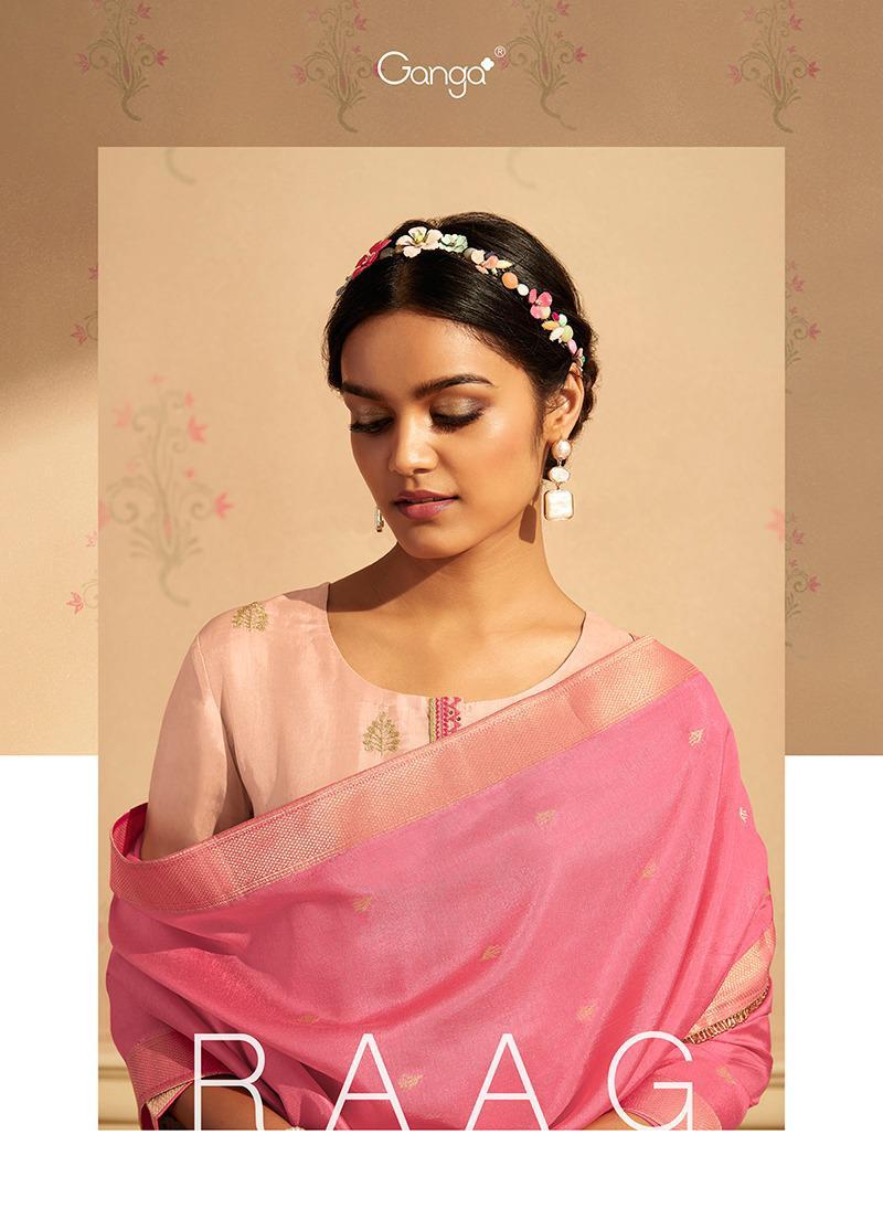 Ganga Launched Raag Pure Silk Designer Party Wear Salwar Suits With Heavy Embroidery