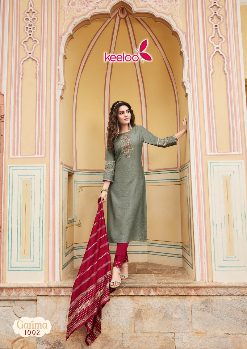 Keeloo Garima Vol 1 Viscose With Heavy Embroidery Work Stylish Designer Casual Look Festive Wear Kurti