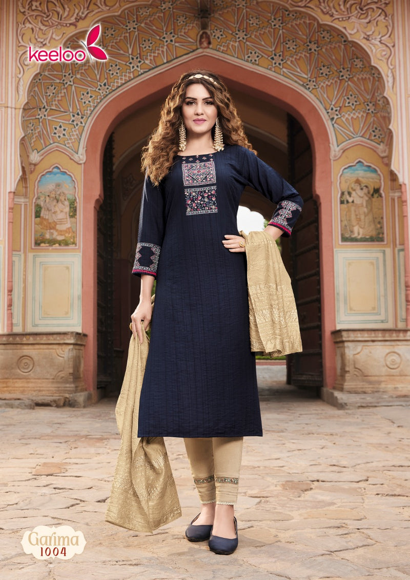 Keeloo Garima Vol 1 Viscose With Heavy Embroidery Work Stylish Designer Casual Look Festive Wear Kurti